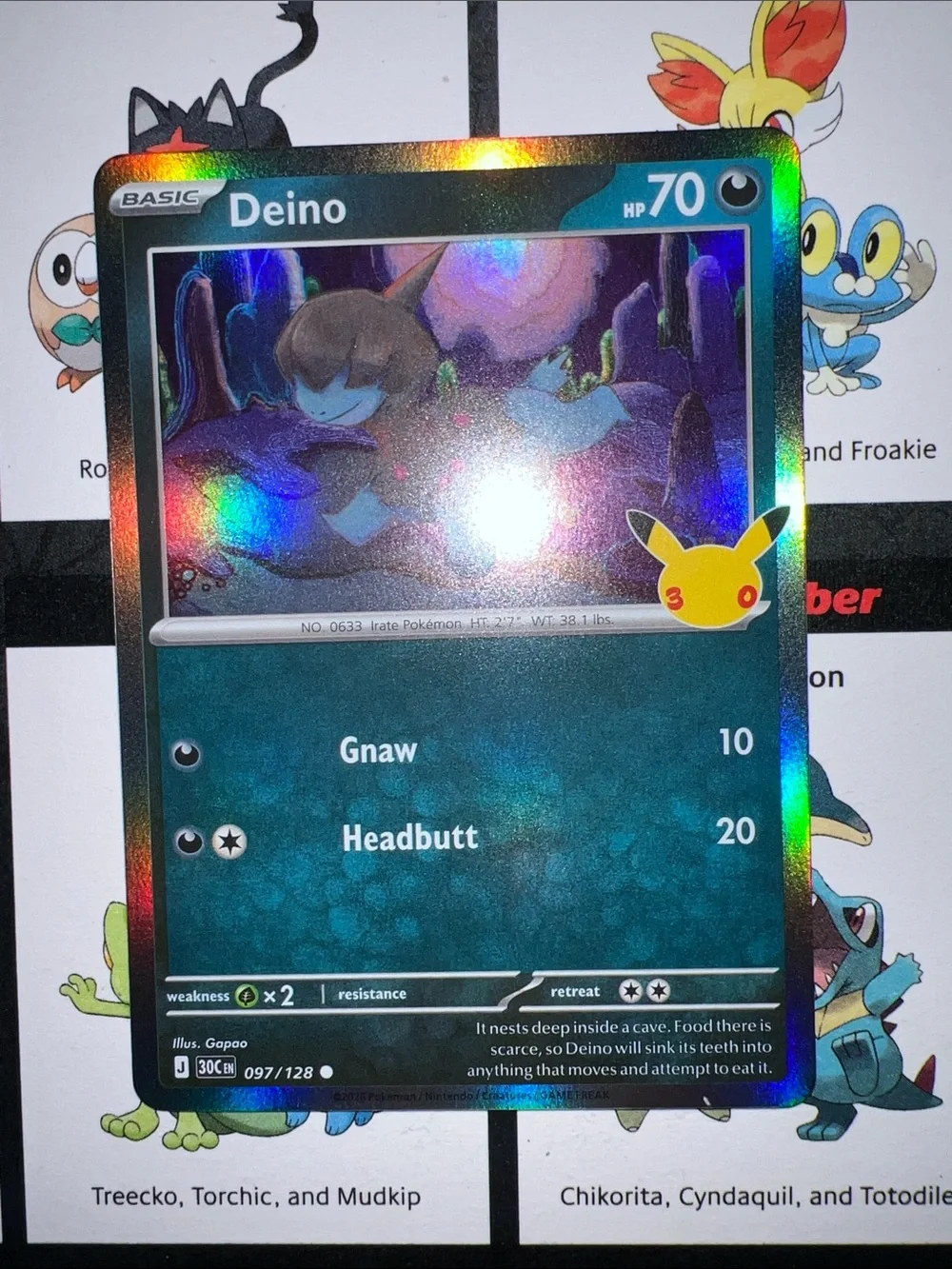 Pokemon holographic deino